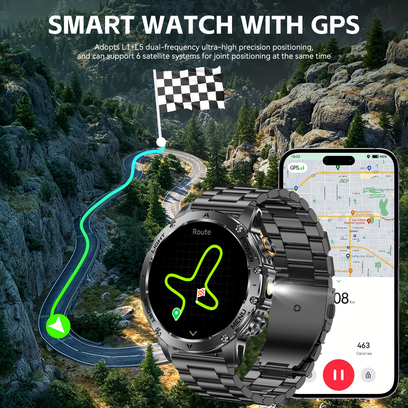 2025 New GPS Outdoor Sports Sm - Compass Lensatic recension och pris