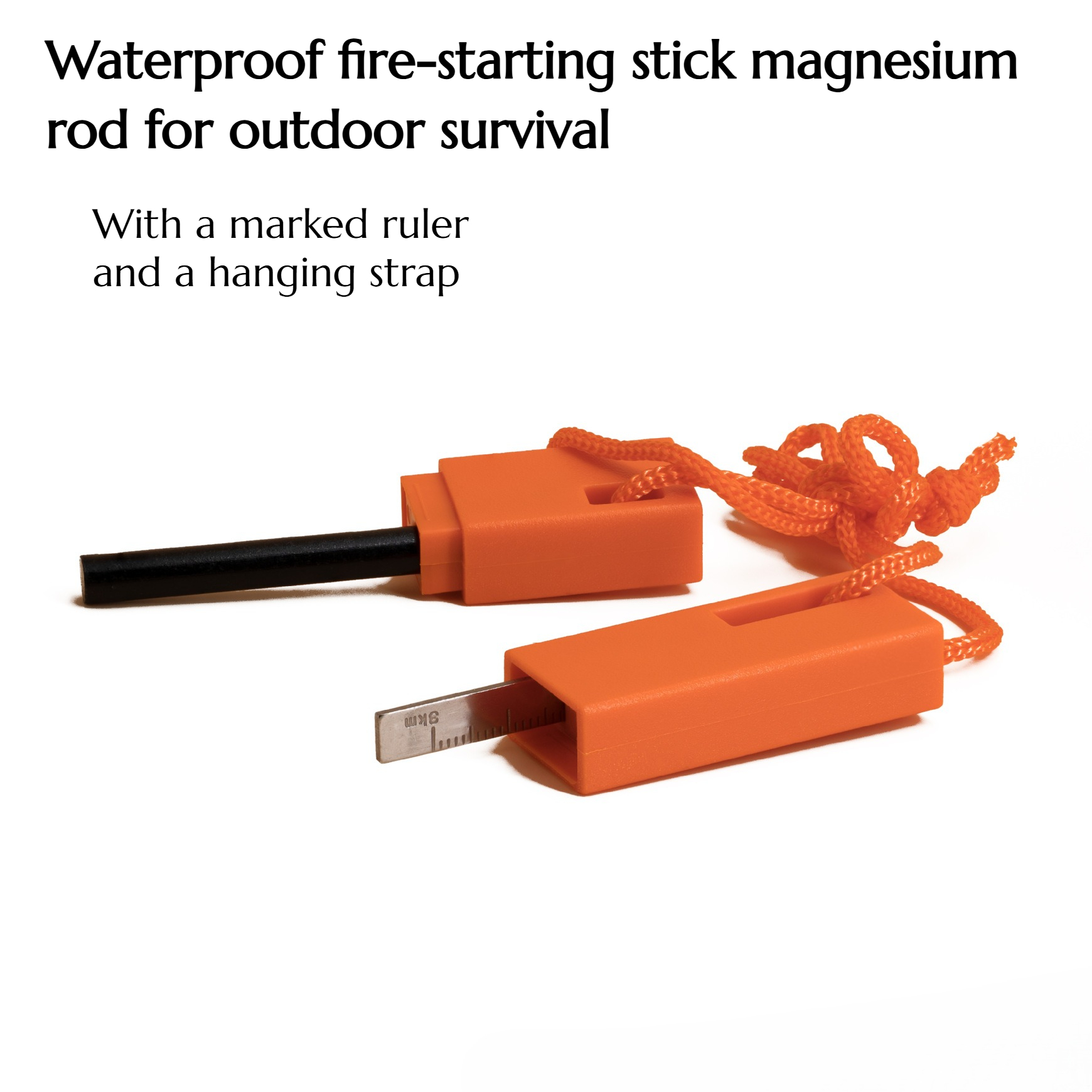5PCS Outdoor Survival Waterpro - Magnesium Fire Starter recension och pris