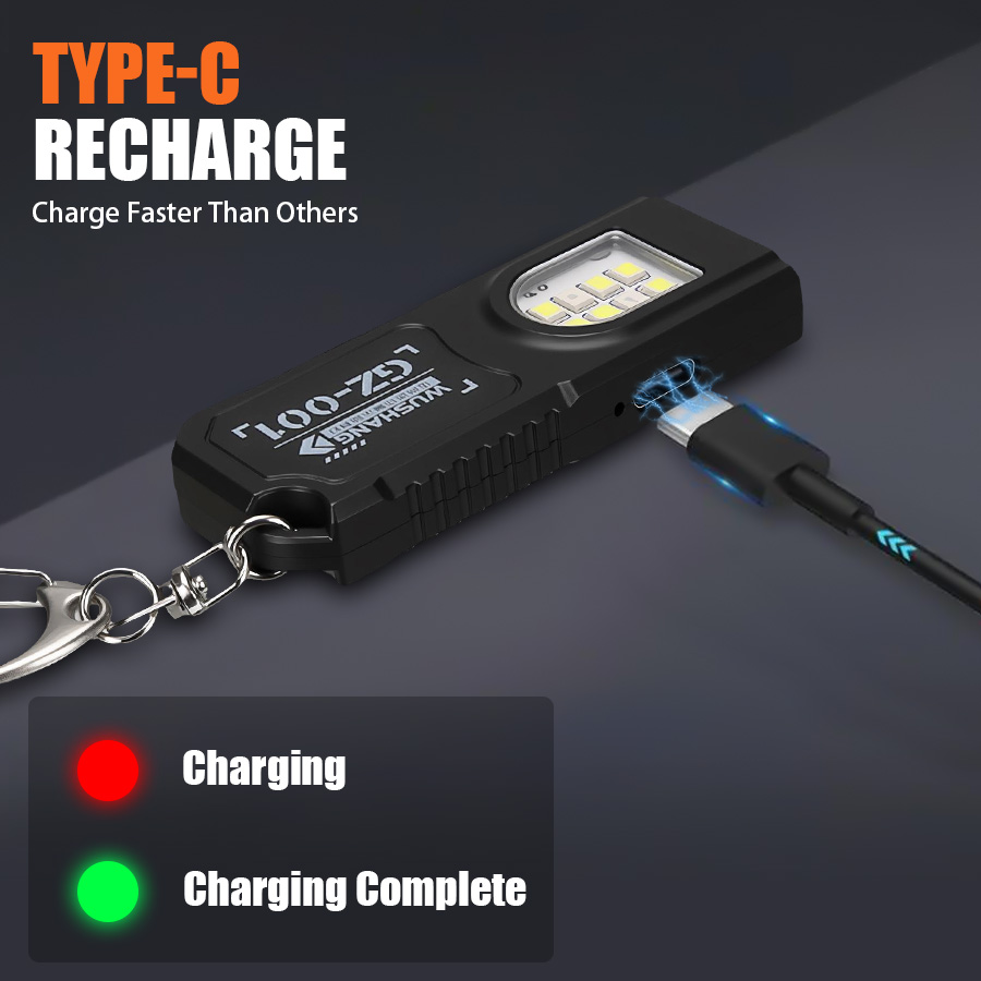 Powerful Mini COB LED Keychain - Fishing Kit Compact recension och pris