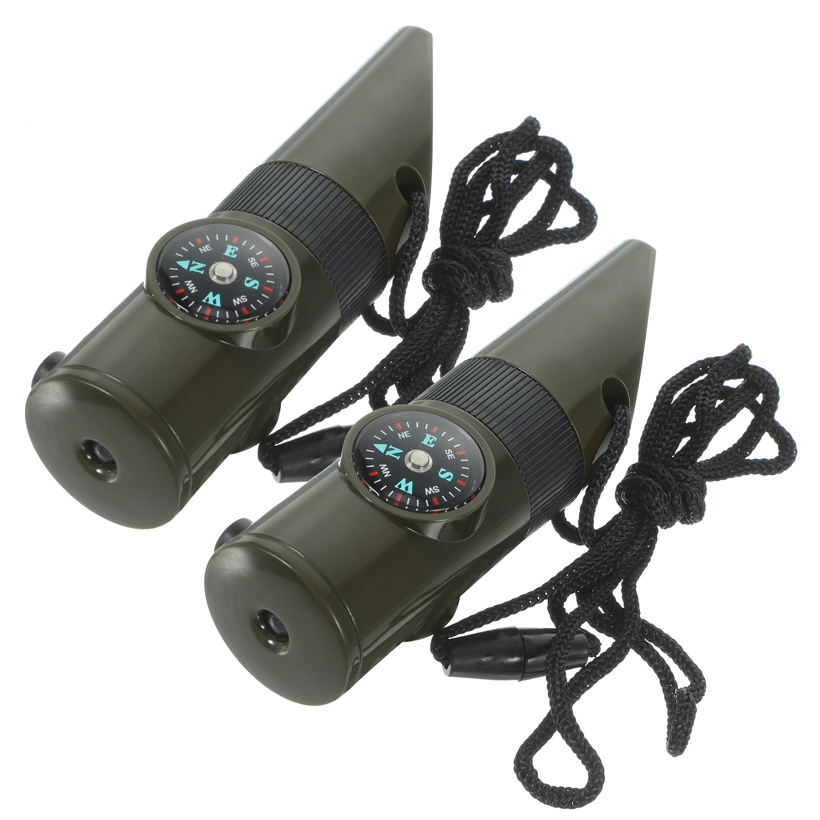 2Pcs 7-in-1 Survival Whistle A - Emergency Whistle Loud recension och pris