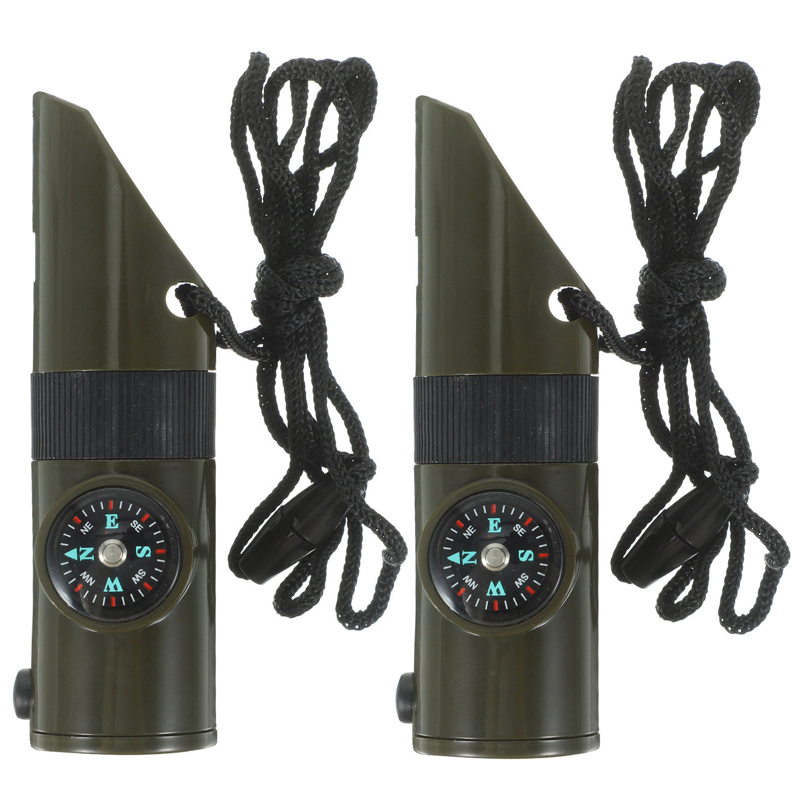 2Pcs 7-in-1 Survival Whistle A - Emergency Whistle Loud recension och pris