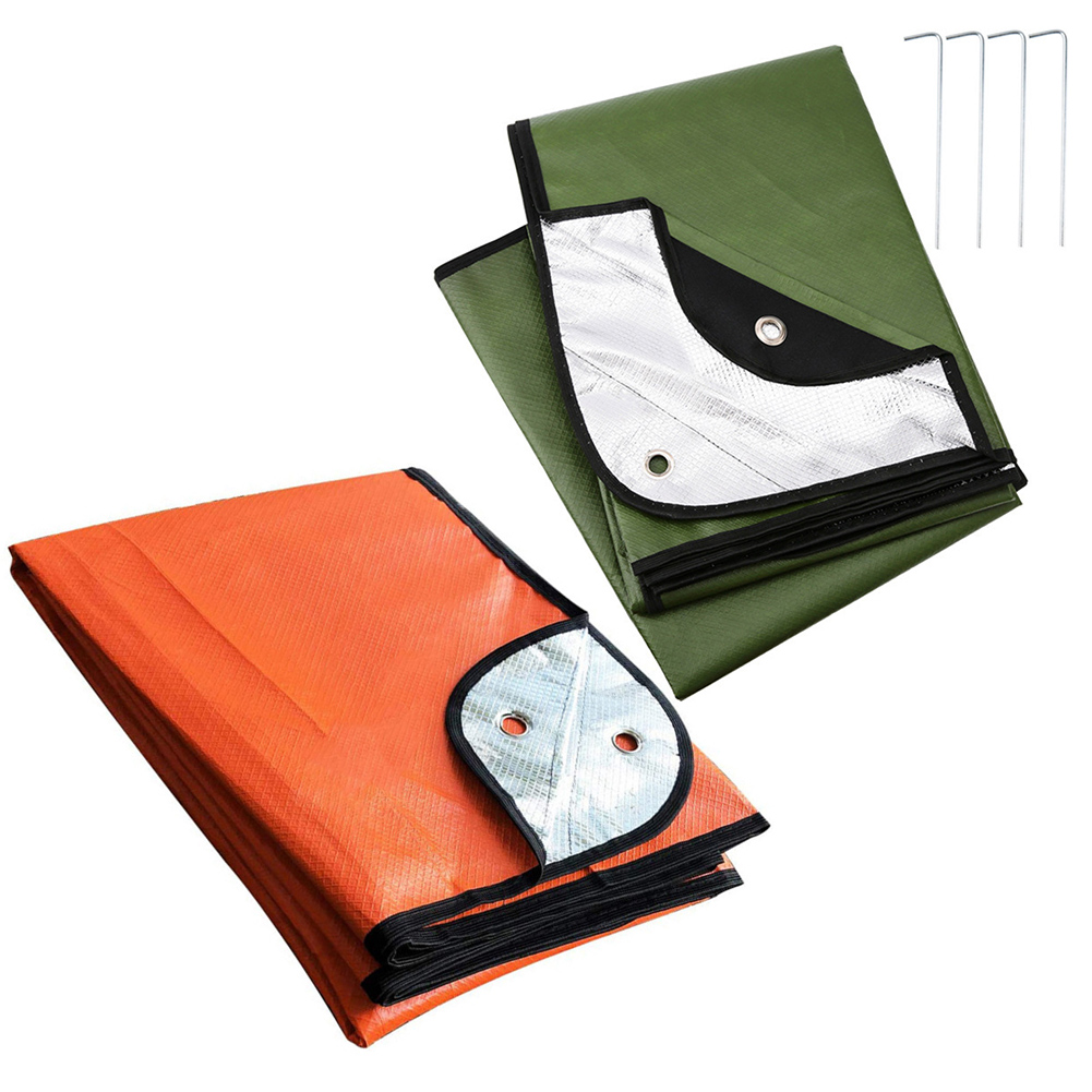 For Camping For Hiking Surviva - Survival Blanket Reflective recension och pris