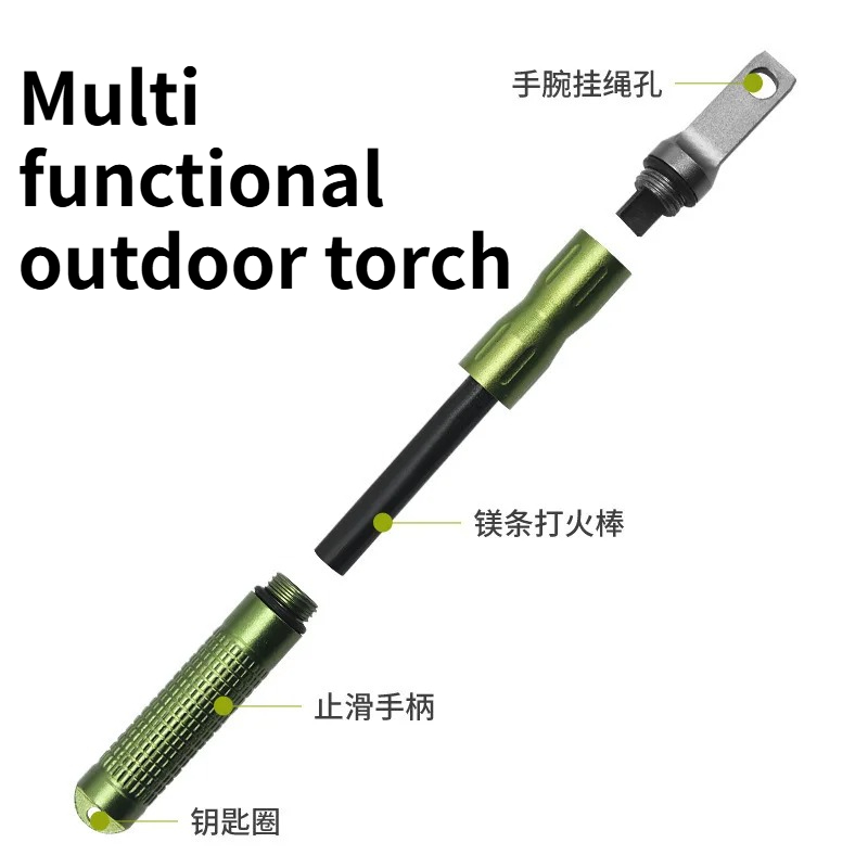 2PCS  Multifunctional Flint Wa - Magnesium Fire Starter recension och pris