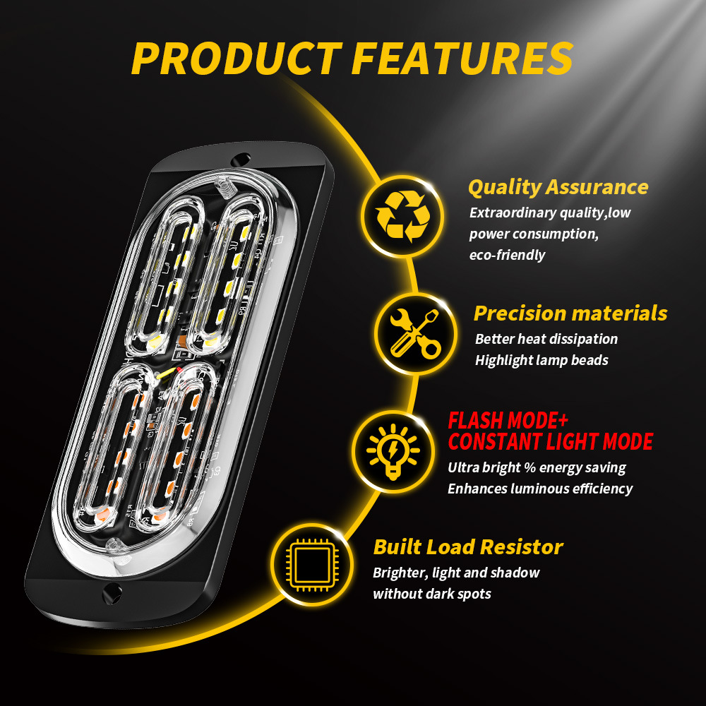 1pcs Led Strobe Warning Light  - Sos Light Strobe recension och pris