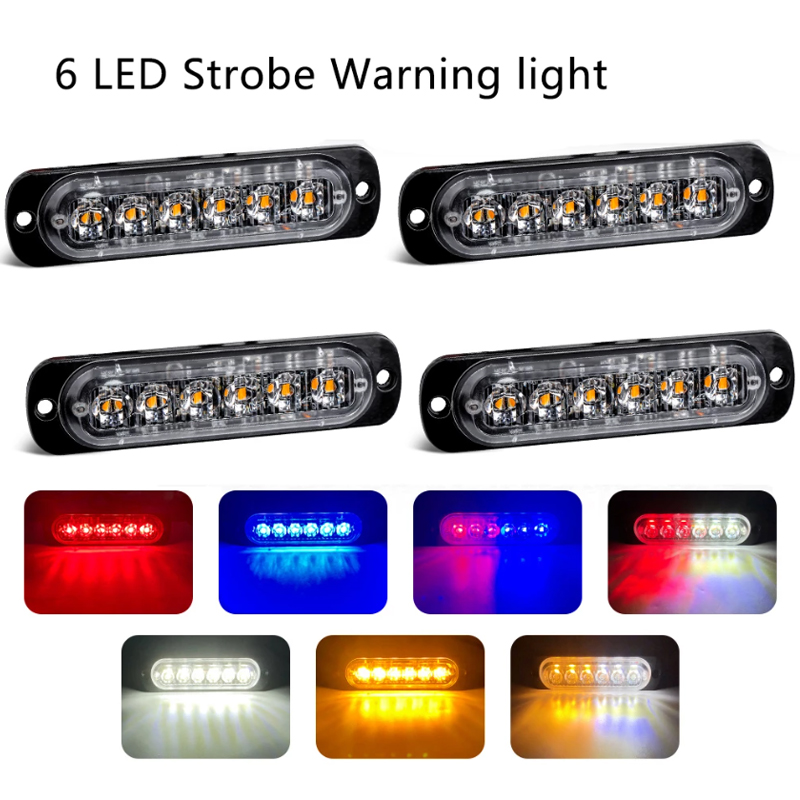 6 Led Strobe Light Flashing Gr - Sos Light Strobe recension och pris