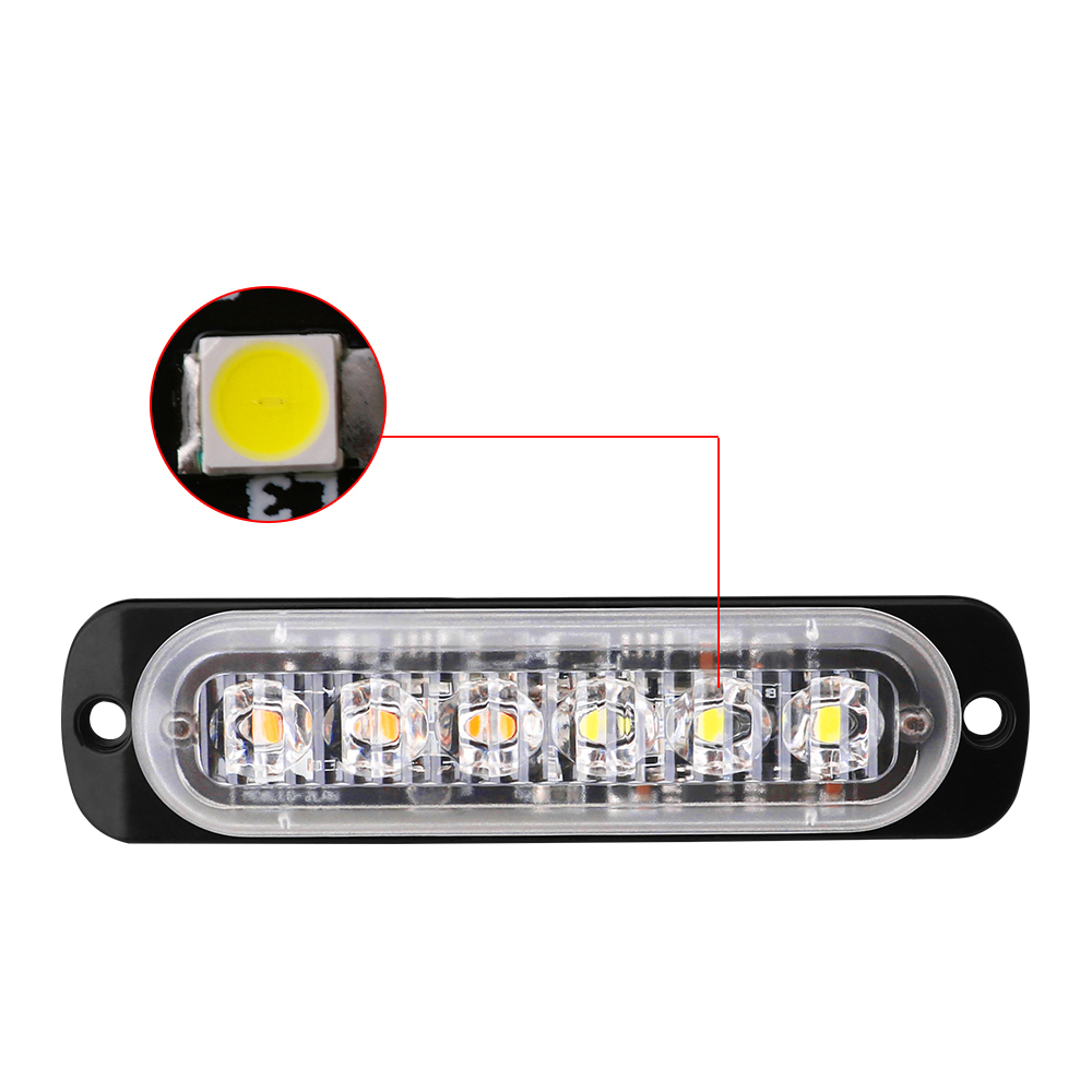 6 Led Strobe Light Flashing Gr - Sos Light Strobe recension och pris