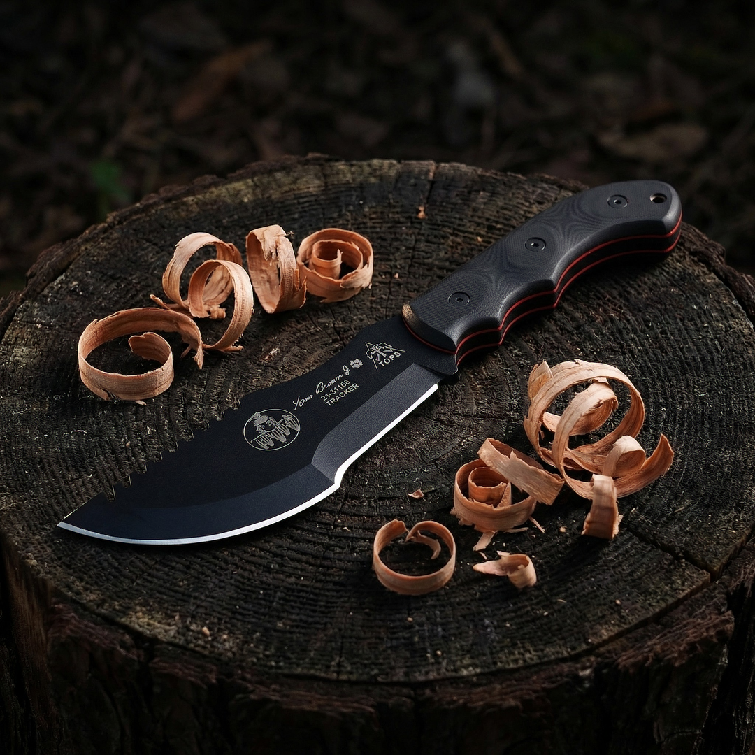 TOPS Tracker - Jungle Rescue K - Bushcraft Knife Fixed recension och pris