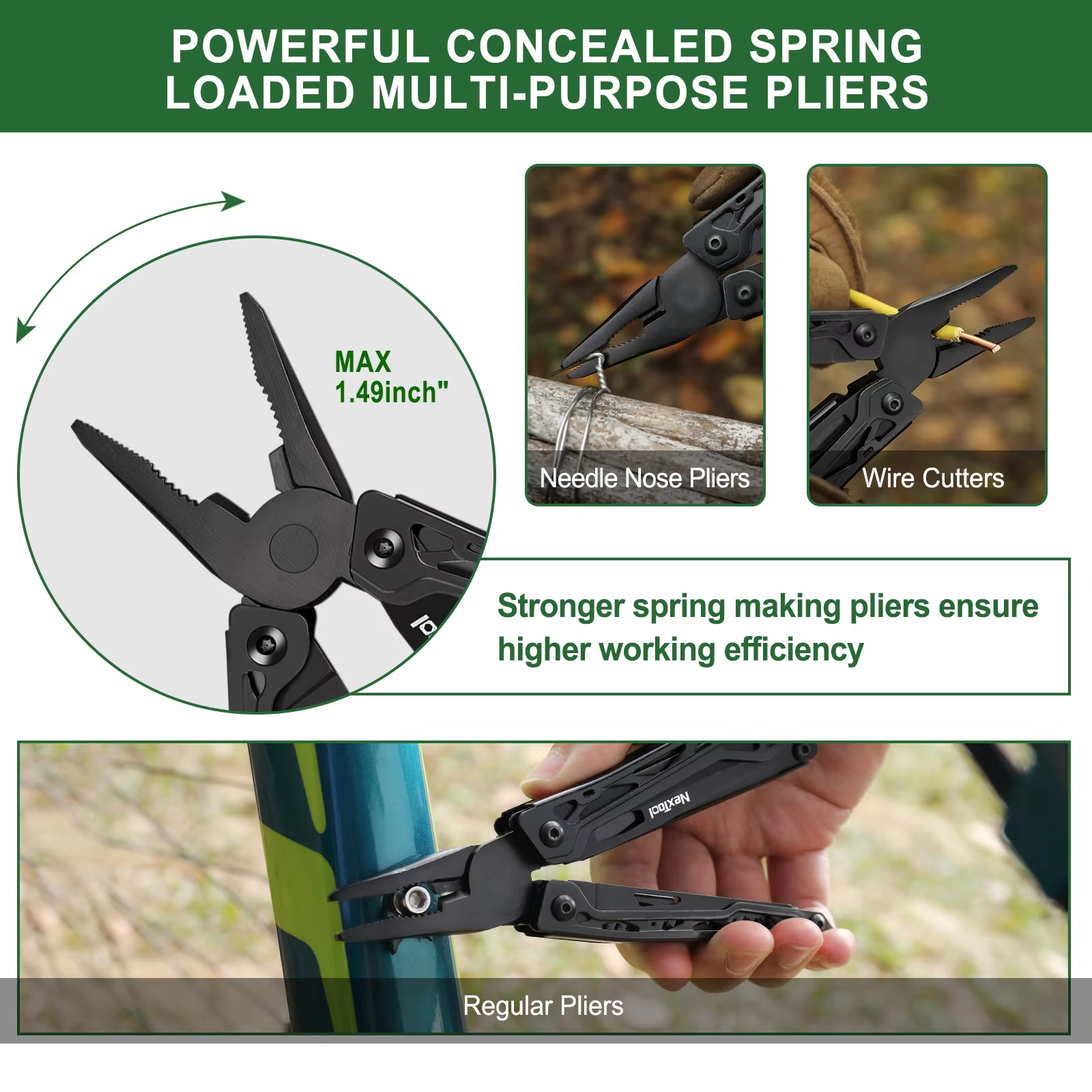 Nextool Black Knight 11 in 1 F - Multi Tool Plier recension och pris