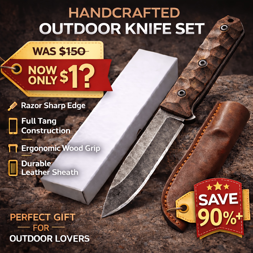 Precision-ground Outdoor Utili - Bushcraft Knife Fixed recension och pris