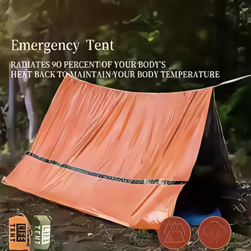 2-Person Emergency Survival Sh - Emergency Mylar Tent recension och pris