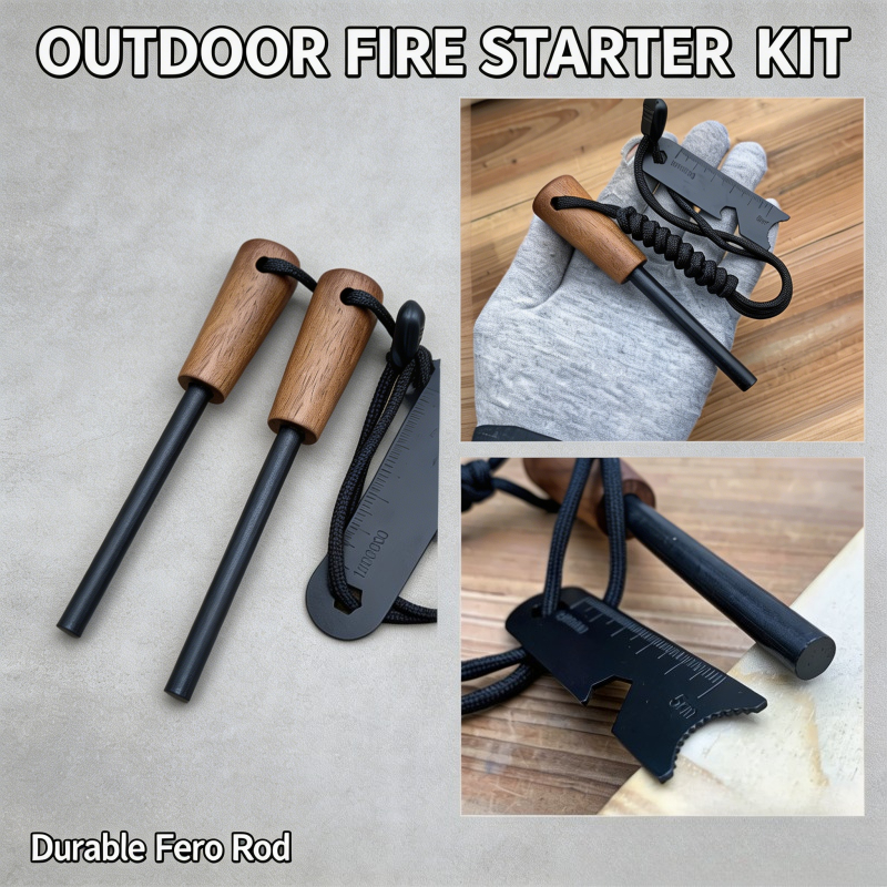 2-in-1 Bushcraft Magnesium Fir - Magnesium Fire Starter recension och pris