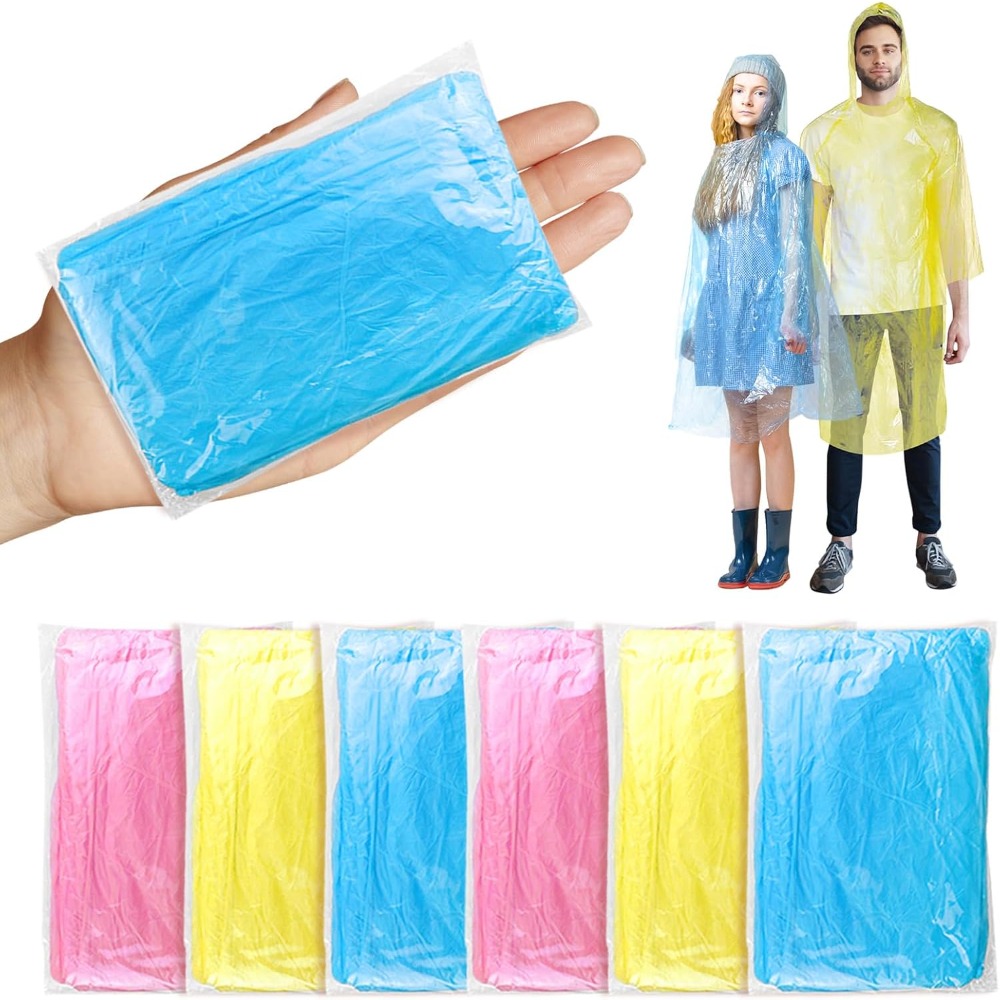 twoworld 30 Pcs Disposable Rai - Emergency Poncho Rain recension och pris