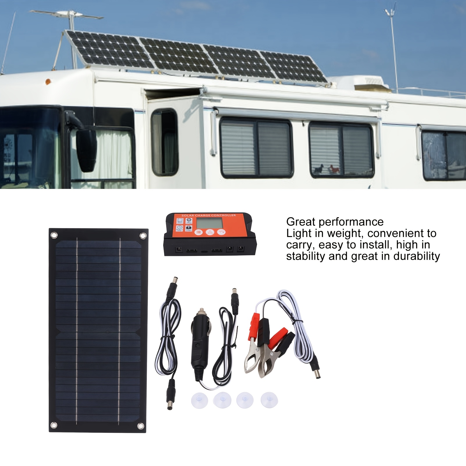 2026 New 18V 100A Solar Panel  - Solar Emergency Charger recension och pris