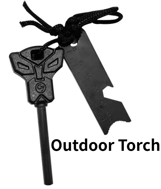 2 SET Outdoor Survival Solid F - Magnesium Fire Starter recension och pris