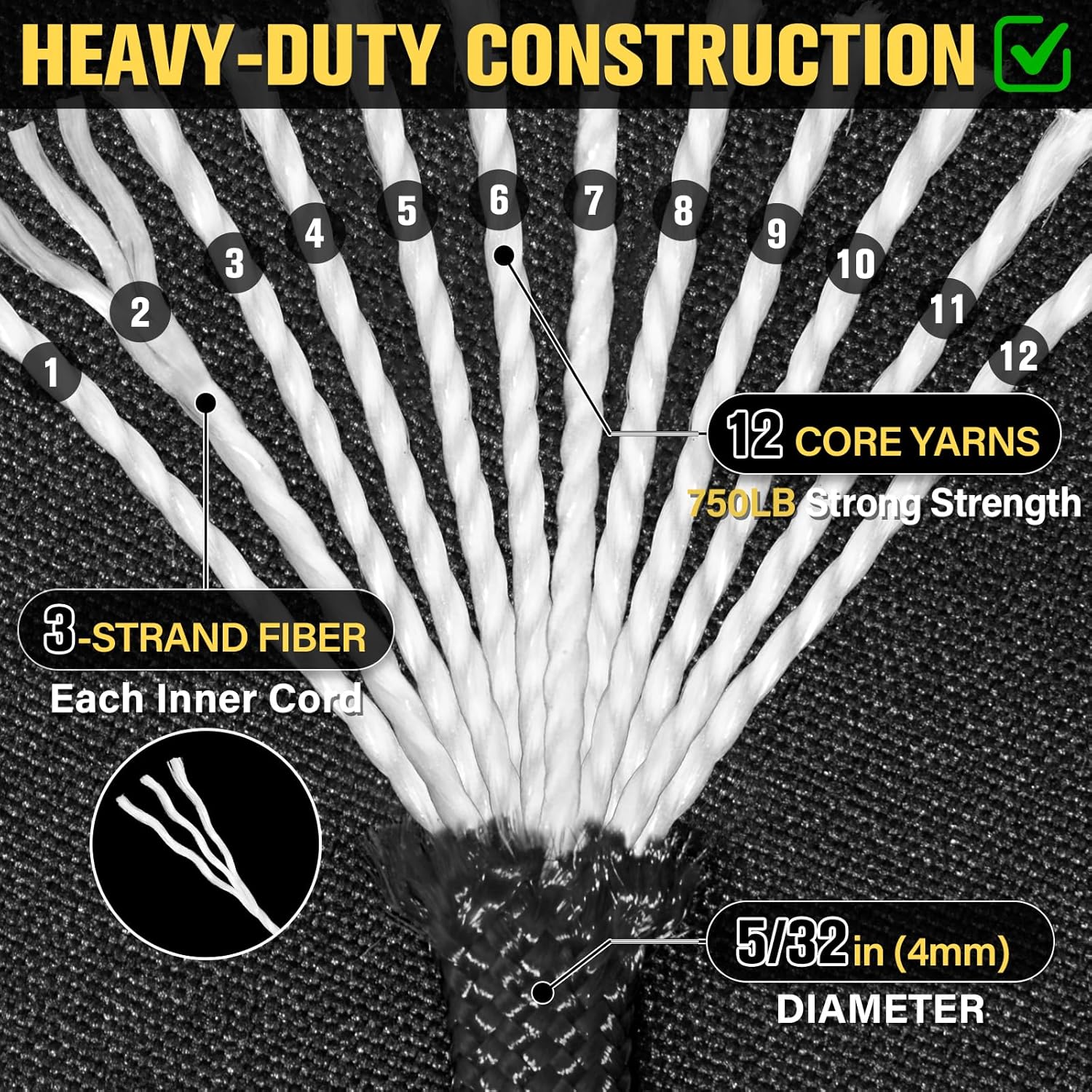750lb Paracord Rope 1000ft/500 - Para Cord 1000Ft recension och pris