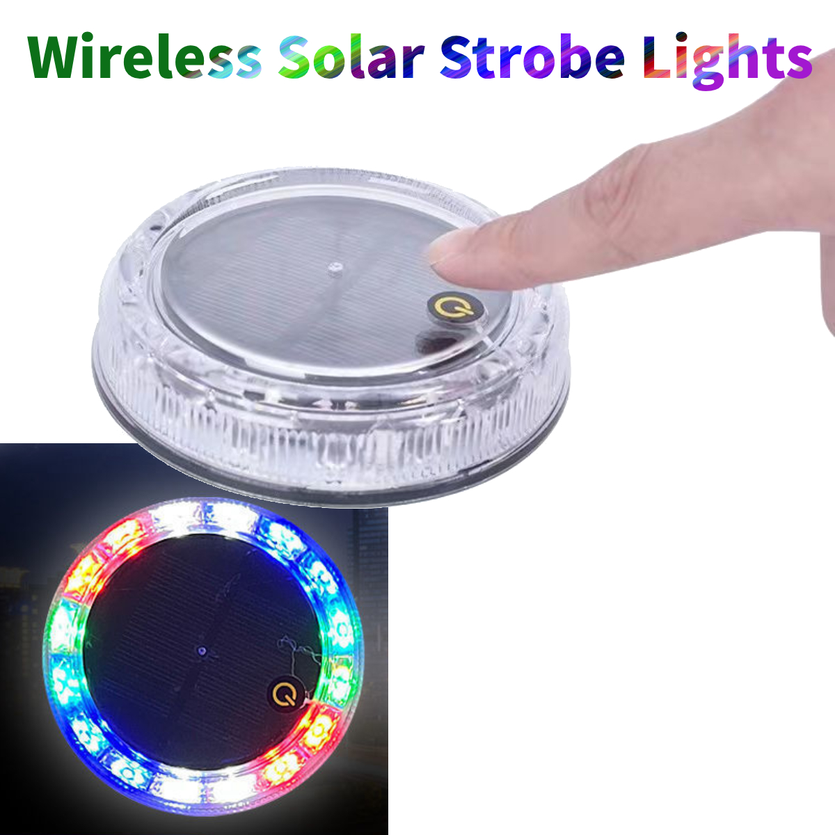 1/2x Car Wireless Strobe Touch - Sos Light Strobe recension och pris