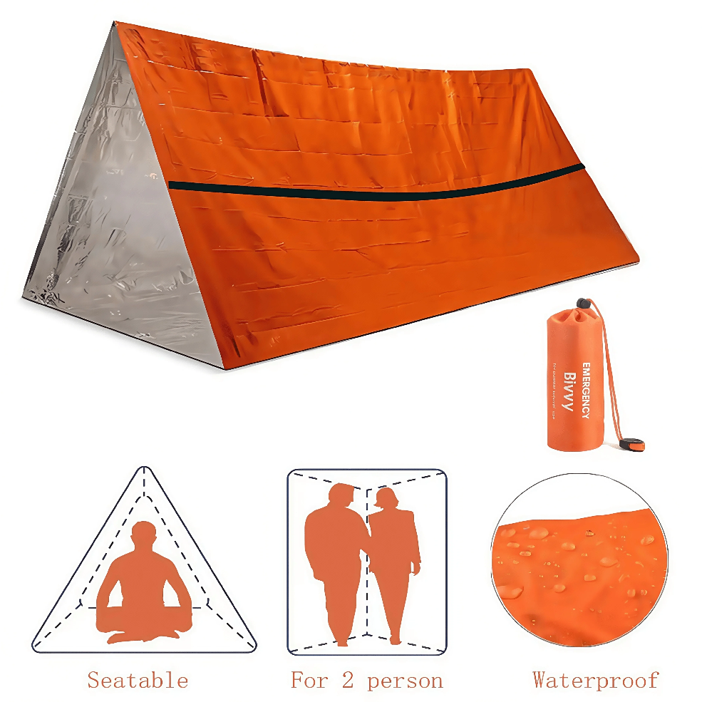 2-Person Emergency Survival Sh - Emergency Mylar Tent recension och pris