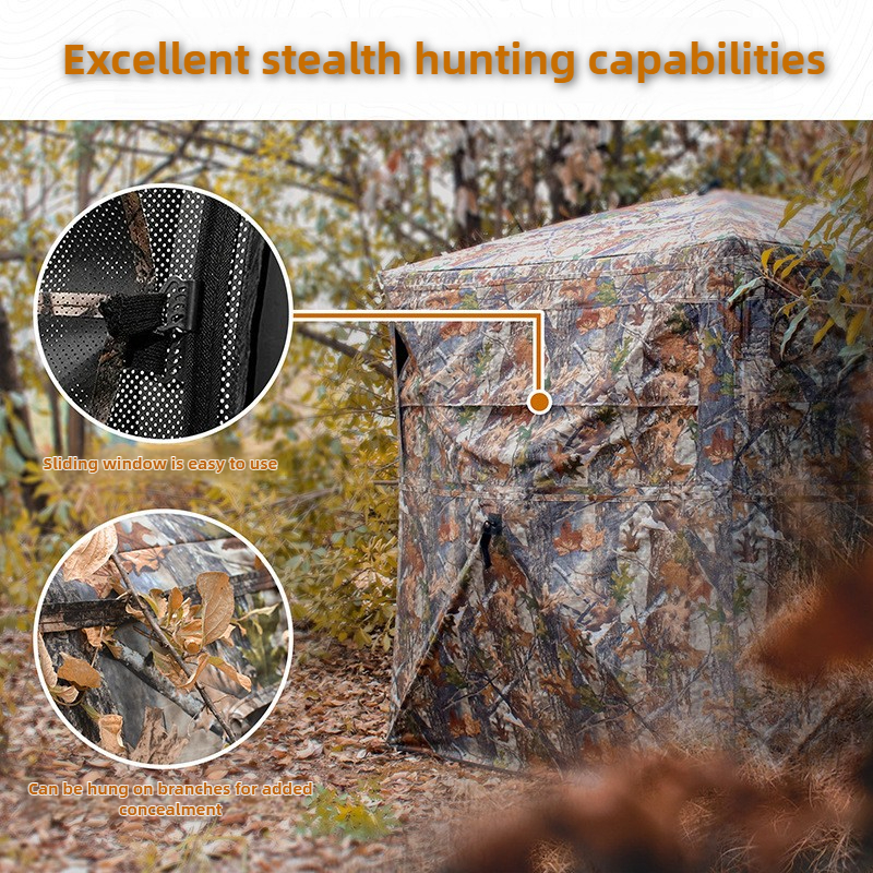 Hunting Tent with 270° One-Way - Emergency Mylar Tent recension och pris