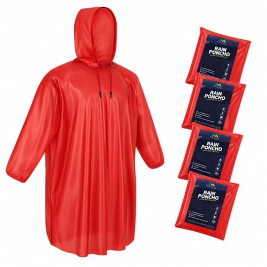 Mindful Design Rain Ponchos wi - Emergency Poncho Rain recension och pris