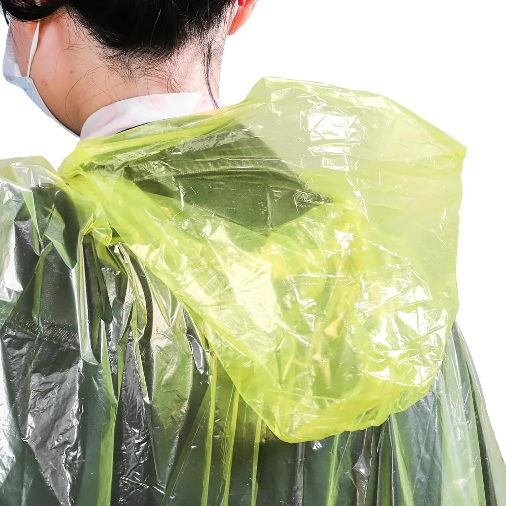 20 Pack Disposable Rain Poncho - Emergency Poncho Rain recension och pris
