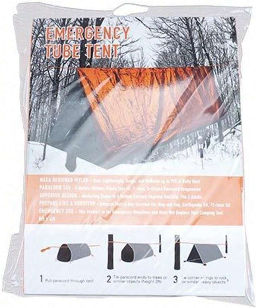 Portable Emergency Pyramid Ten - Survival Blanket Reflective recension och pris