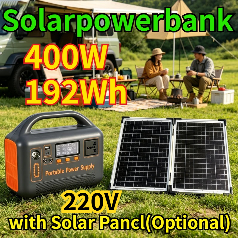 New 400W Portable Power Statio - Solar Emergency Charger recension och pris