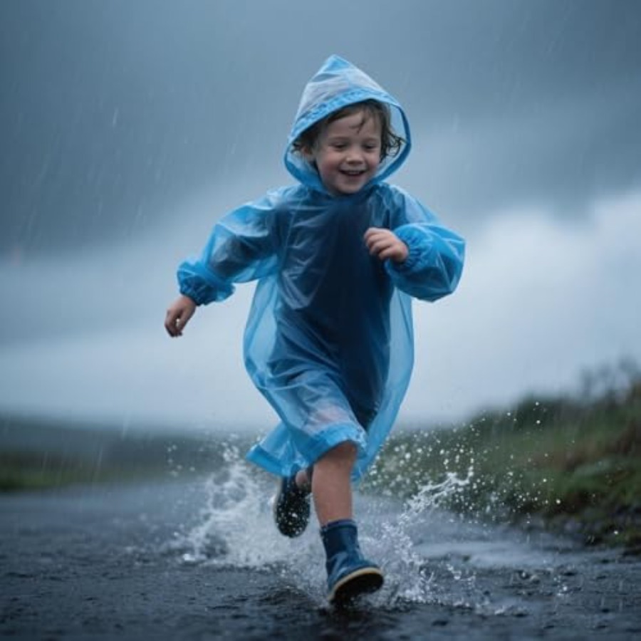 GAOHUI 4/6 Pack Disposable Rai - Emergency Poncho Rain recension och pris
