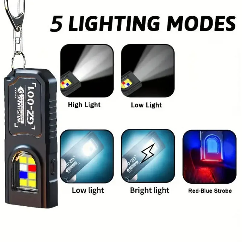 LED Keychain Flashlight Type C - Fishing Kit Compact recension och pris