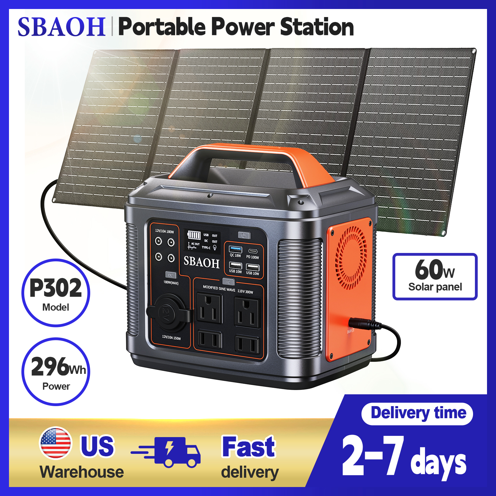 300W Portable Power Station, 2 - Solar Emergency Charger recension och pris