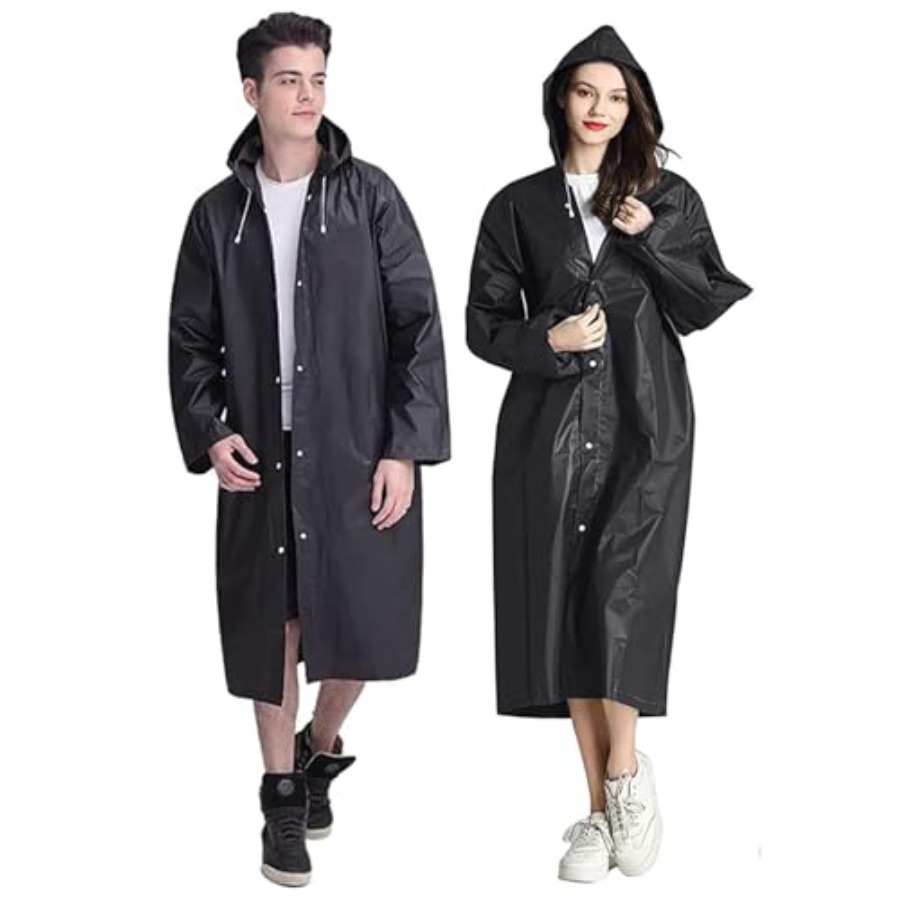 Rain Coat Poncho for Adult, 2  - Emergency Poncho Rain recension och pris