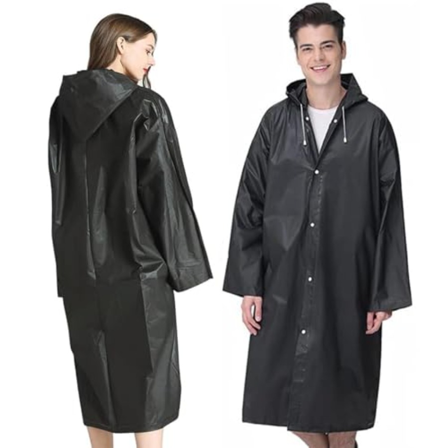 Rain Coat Poncho for Adult, 2  - Emergency Poncho Rain recension och pris