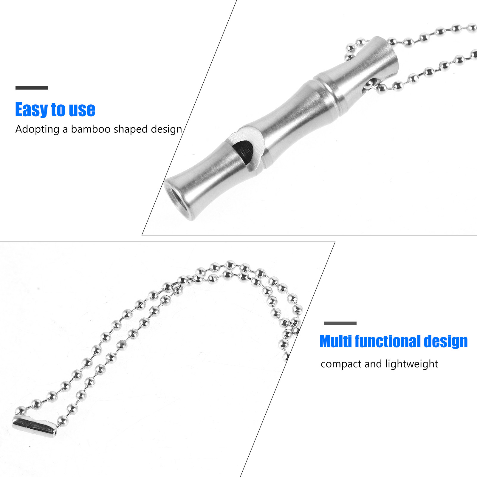 Loud Stainless Steel Multi-Pur - Emergency Whistle Loud recension och pris