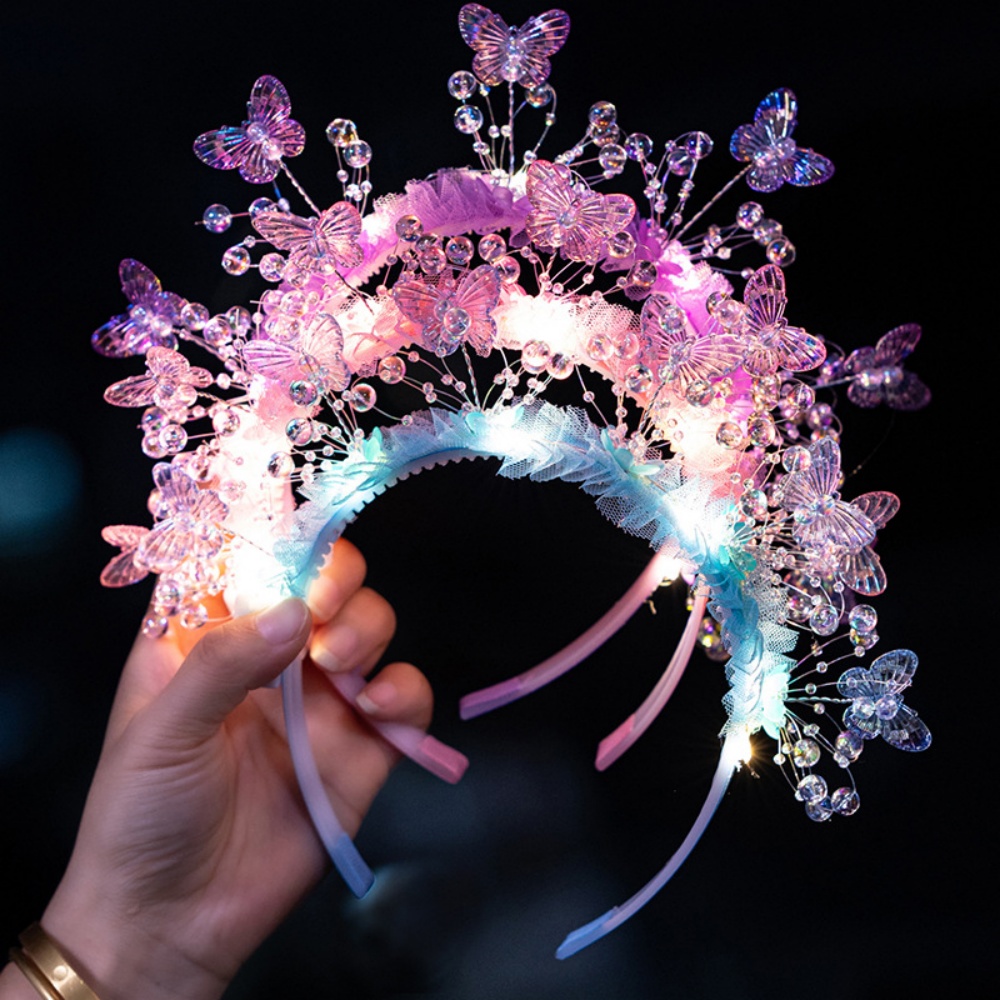 Glowing Flower Butterfly Headb - Sos Light Strobe recension och pris