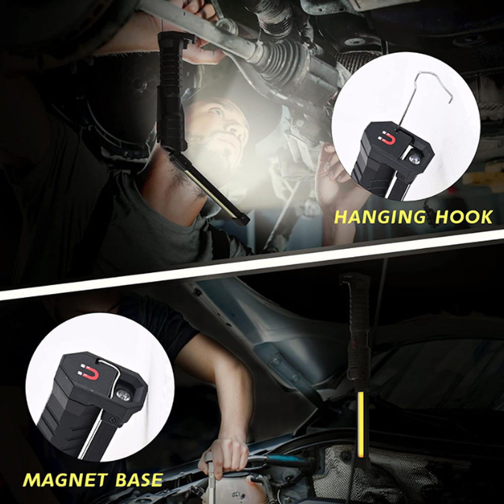 Folding COB Portable LED Work  - Sos Light Strobe recension och pris