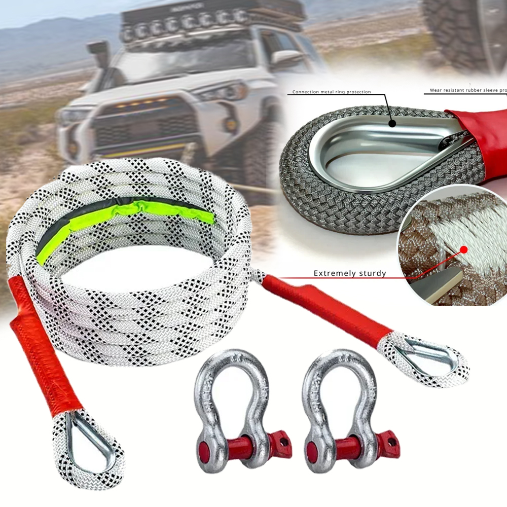 New Car Tow Strap 4x4 Offroad  - Rescue Rope Throw recension och pris