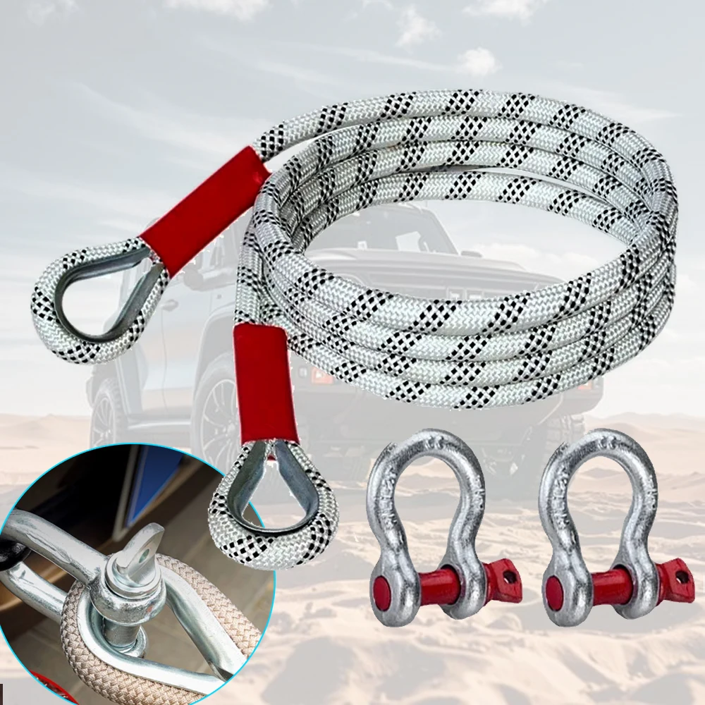 New Car Tow Strap 4x4 Offroad  - Rescue Rope Throw recension och pris