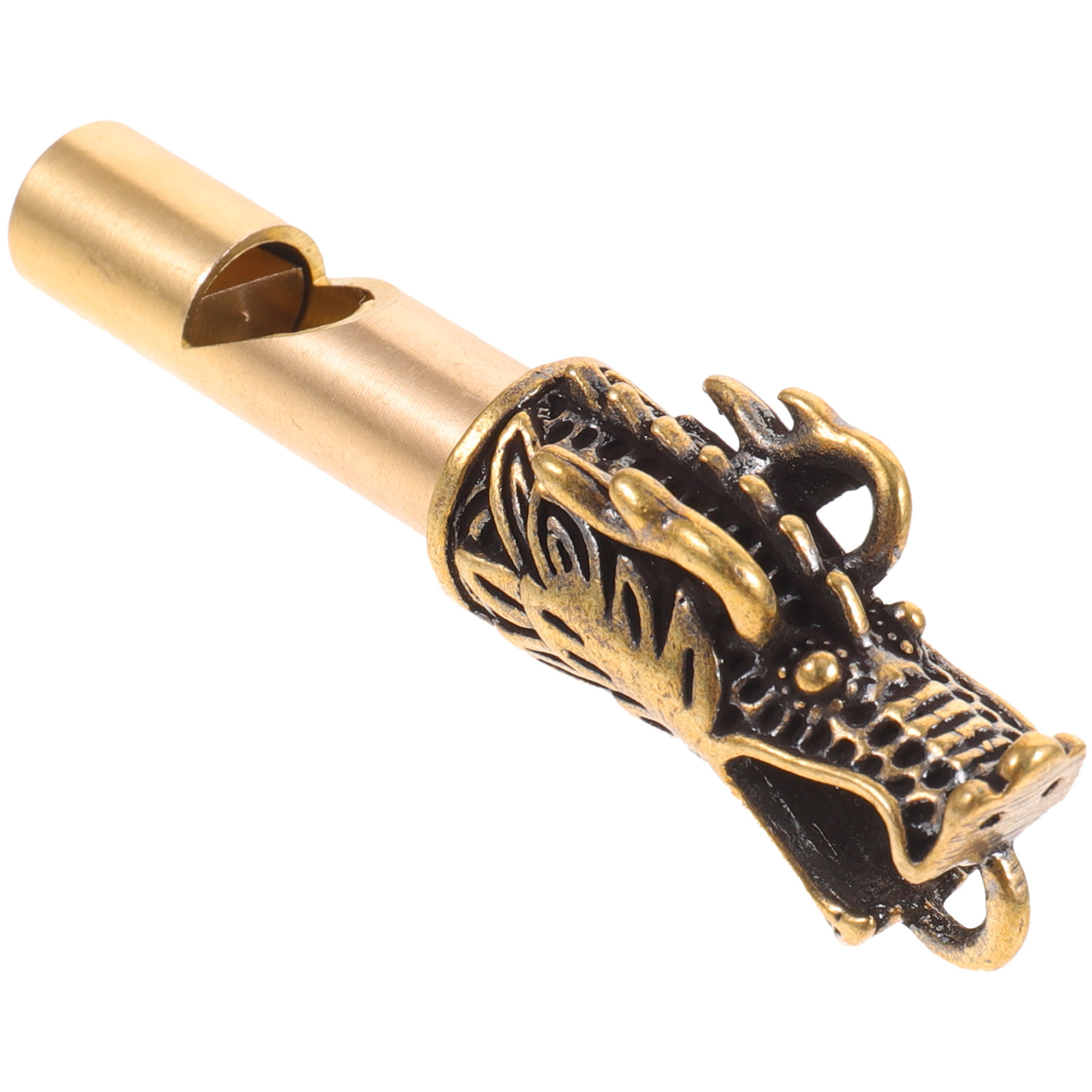 Delicate Brass Whistle Keychai - Emergency Whistle Loud recension och pris