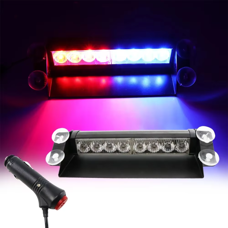 8 LED Universal Car Strobe Lig - Sos Light Strobe recension och pris