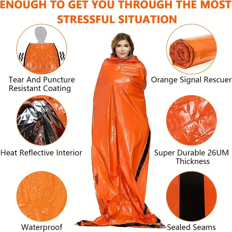 Portable Waterproof Emergency  - Emergency Mylar Tent recension och pris