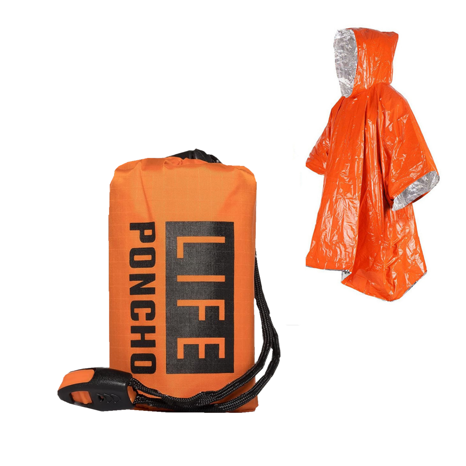 LIFE Emergency Survival Poncho - Survival Blanket Reflective recension och pris