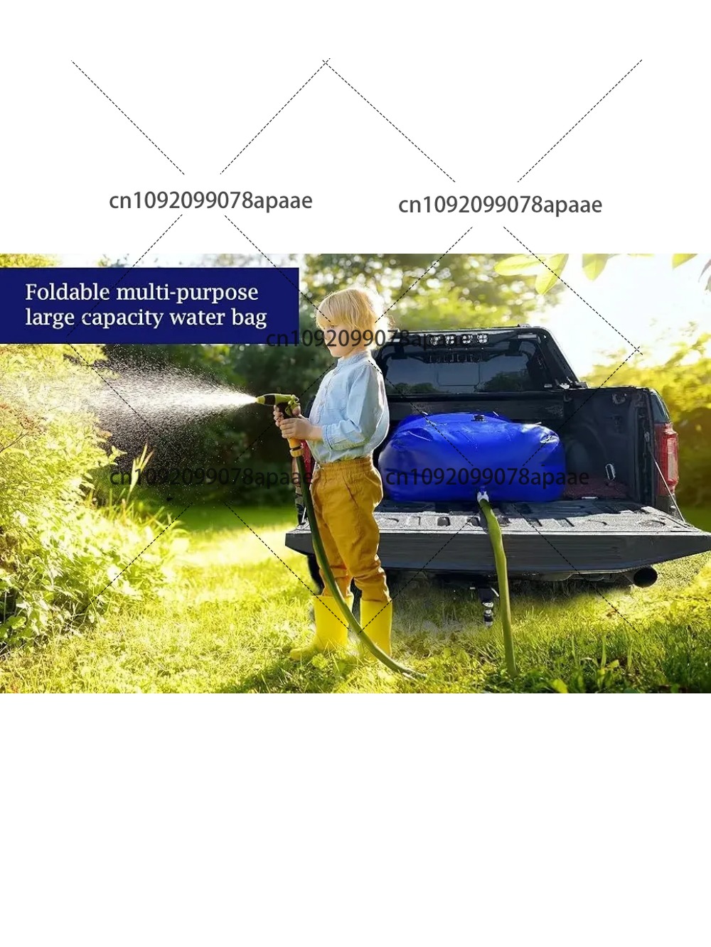 110L PVC Water Storage Bag, Po - Water Bag Collapsible recension och pris