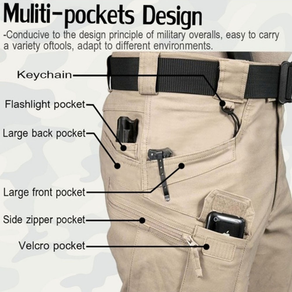 Men's Tactical Cargo Pants 6XL - Fishing Kit Compact recension och pris