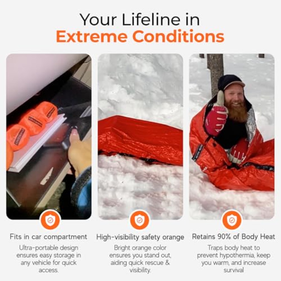 Emergency Sleeping Bag Ultrali - Emergency Mylar Tent recension och pris